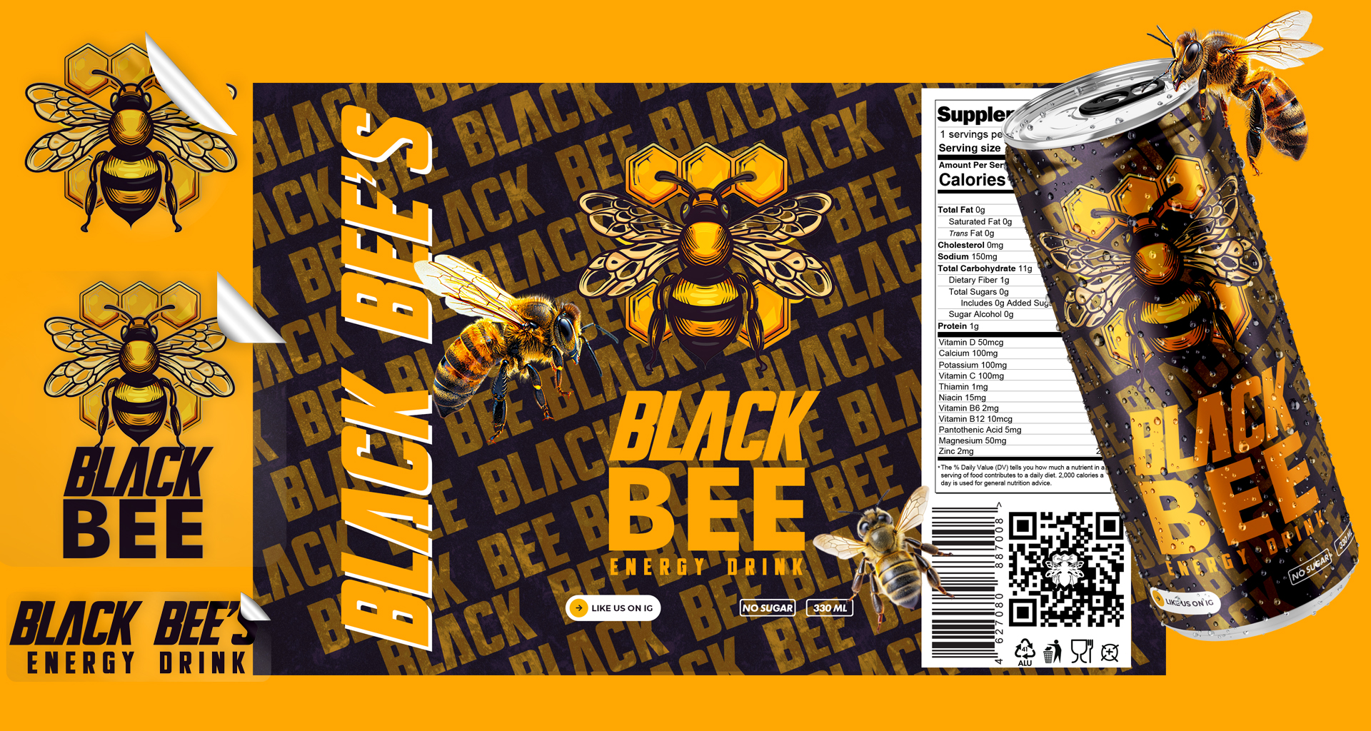 Black Bee Energy Drink 2