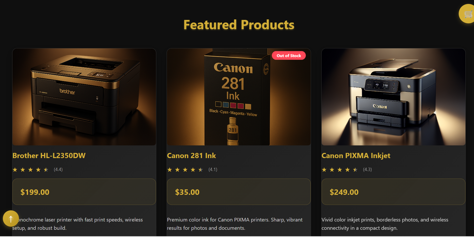 LUXURY PRINTER Website