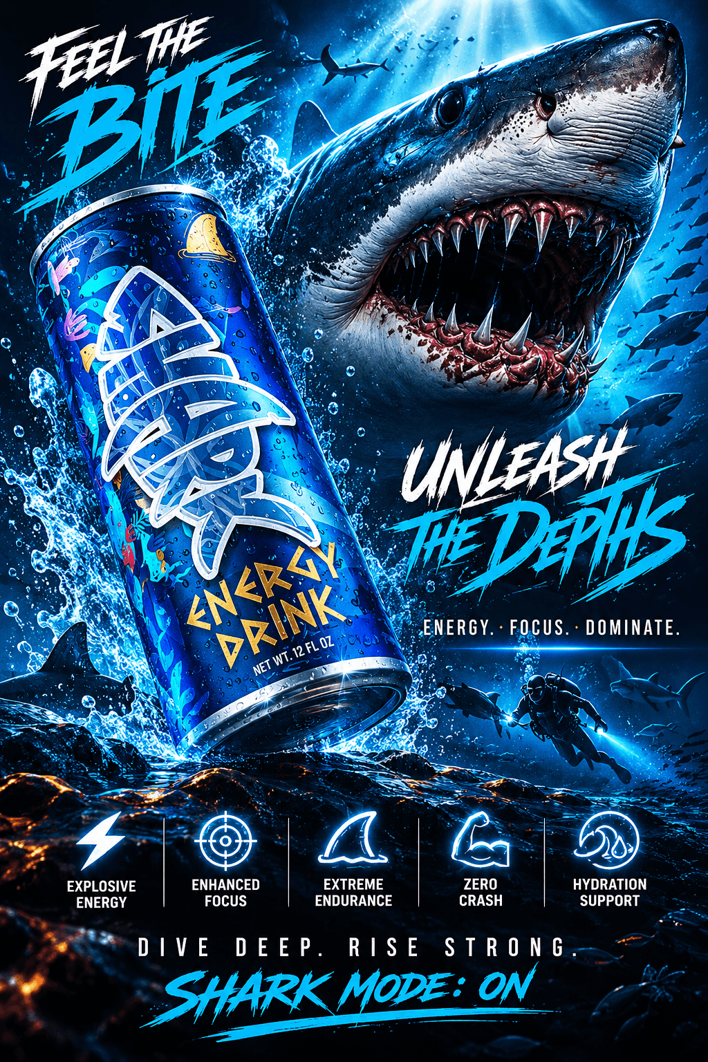 Shark Energy Poster 1