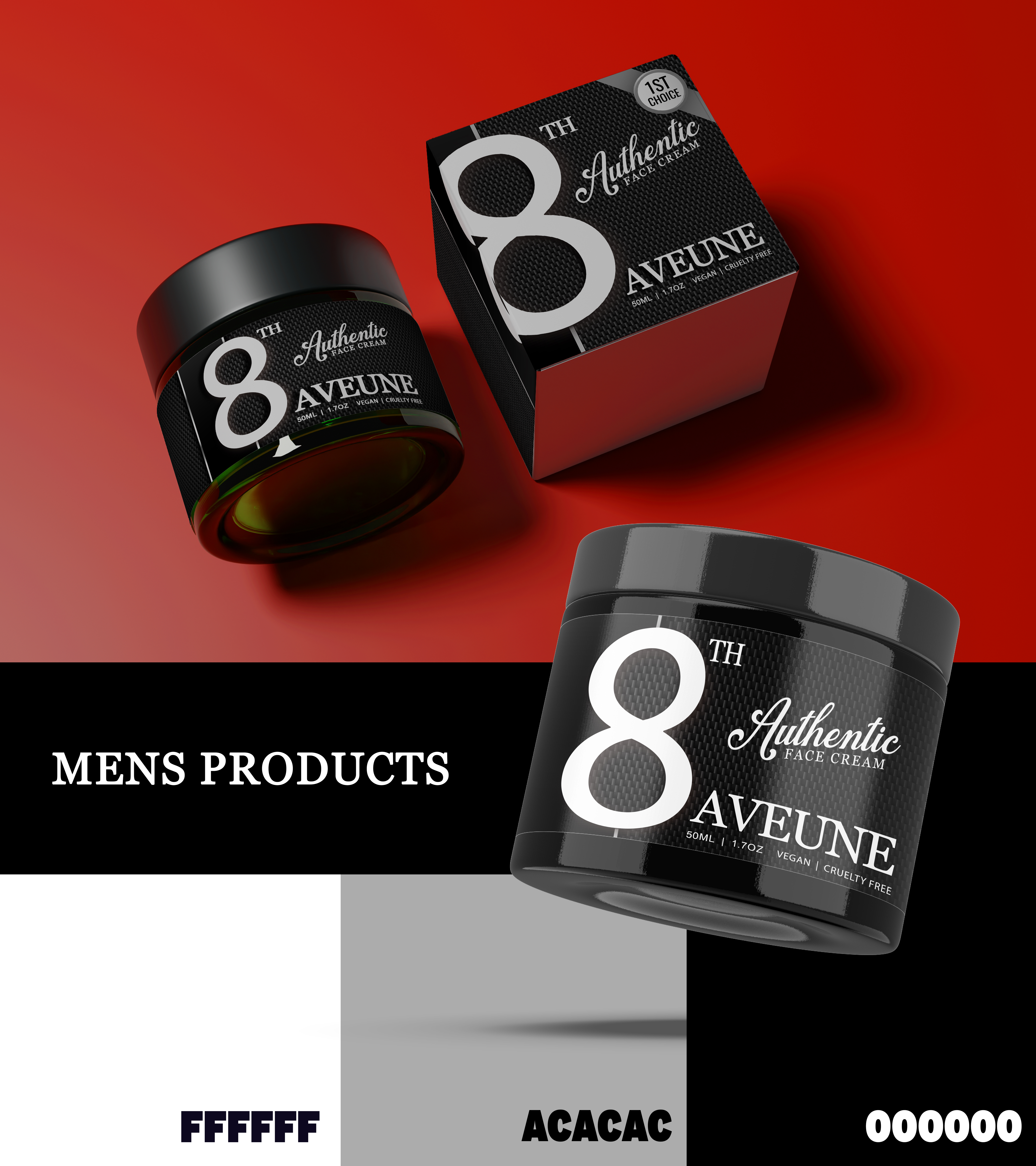 Cosmetic Labels design