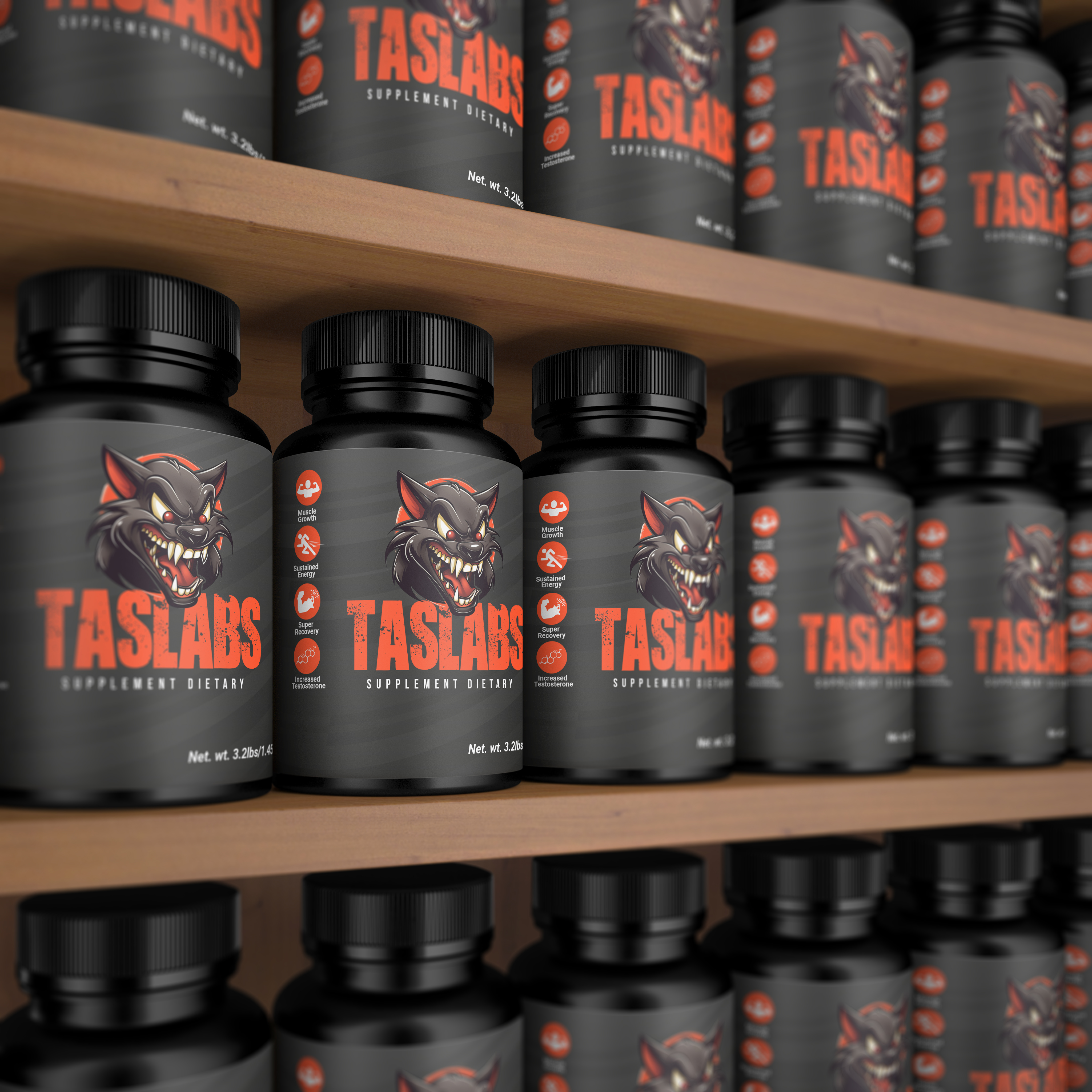 Supplement Labels design